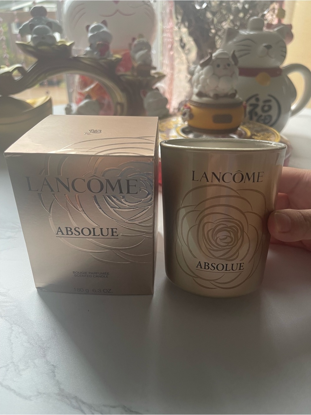 Limited edition Lancôme Absolue Gold Scented Candle